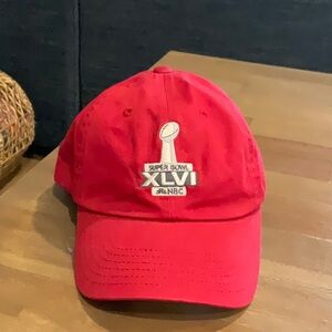 Super Bowl 52 - one size fits all Baseball Hat - red - New never been worn.
